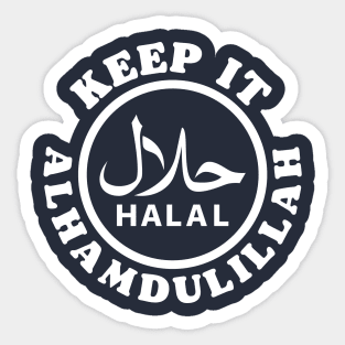 Keep it halal Sticker